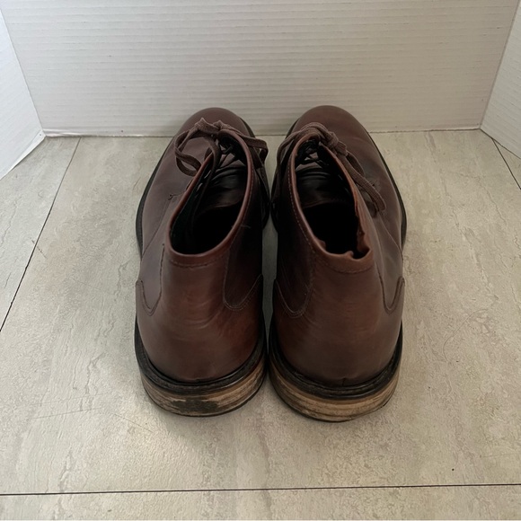ANDREW MARC Woodside Chukka Boots Men's Size 12 M Brown Leather Retail $218 - Picture 4 of 7